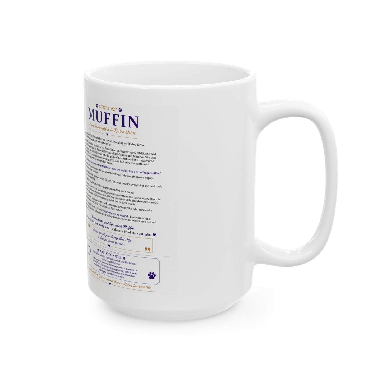 Muffin Ceramic Mug (11oz/15oz