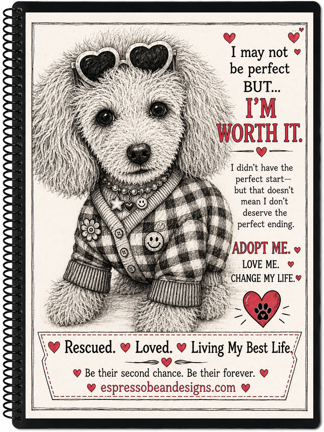 Claire – 5” x 7” Spiral Notebook