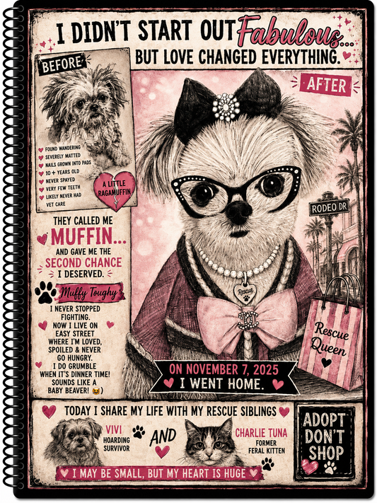 Muffin – 5” x 7” Spiral Notebook