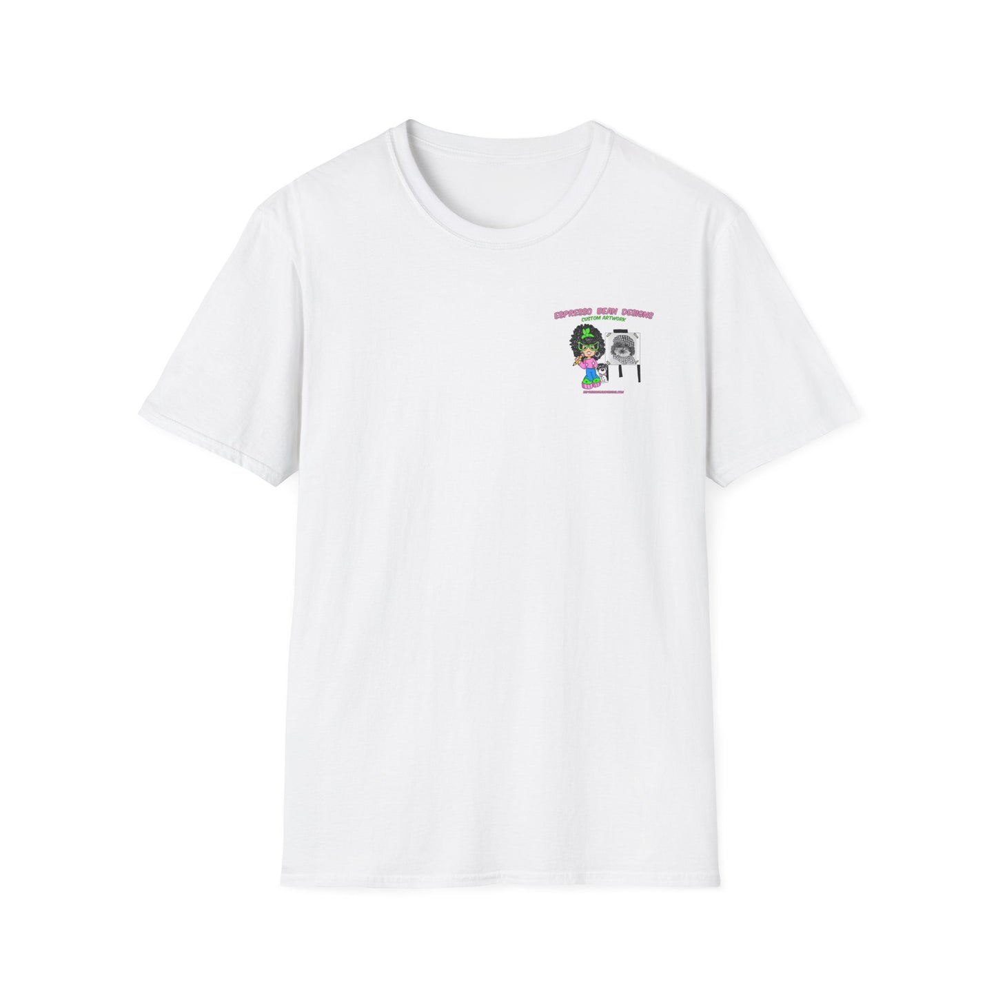 T-Shirt. Not spoiled just loved. Spirit a real rescued doggie
