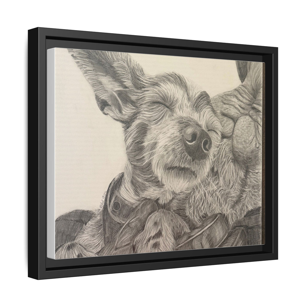 Love needs no address  Matte Canvas (Framed)