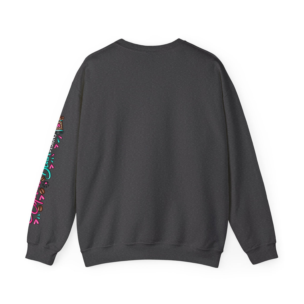 Crewneck Sweatshirt — "Running on Caffeine & Bad Influences" Cute