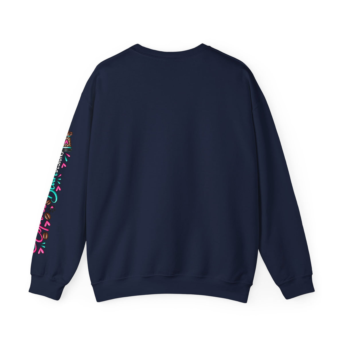 Crewneck Sweatshirt — "Running on Caffeine & Bad Influences" Cute