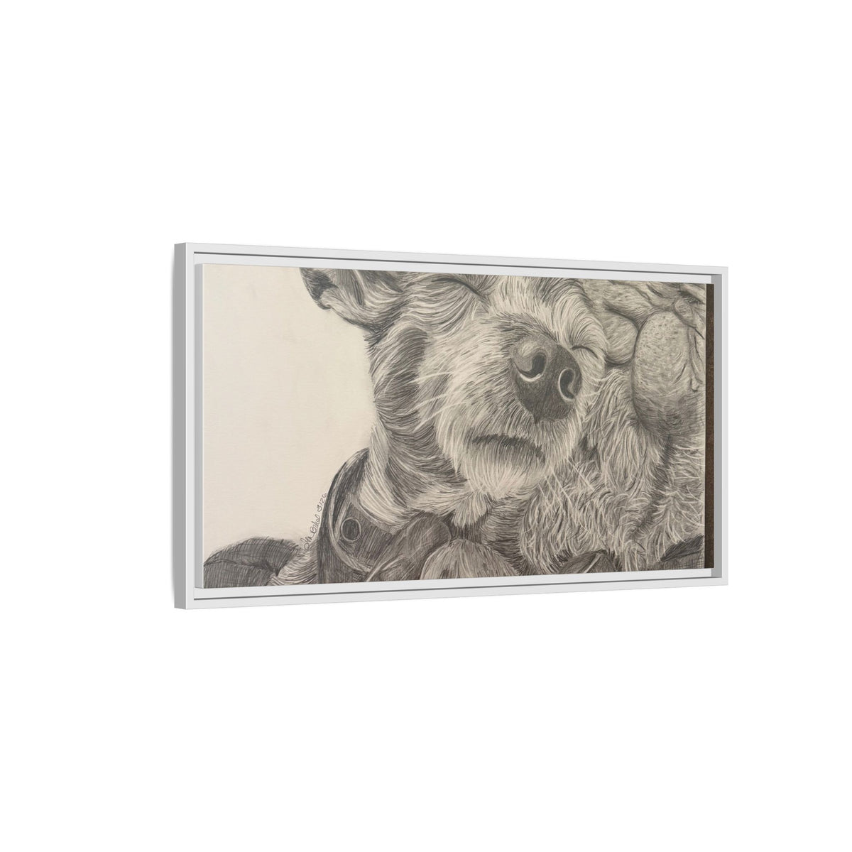 Love needs no address  Matte Canvas (Framed)