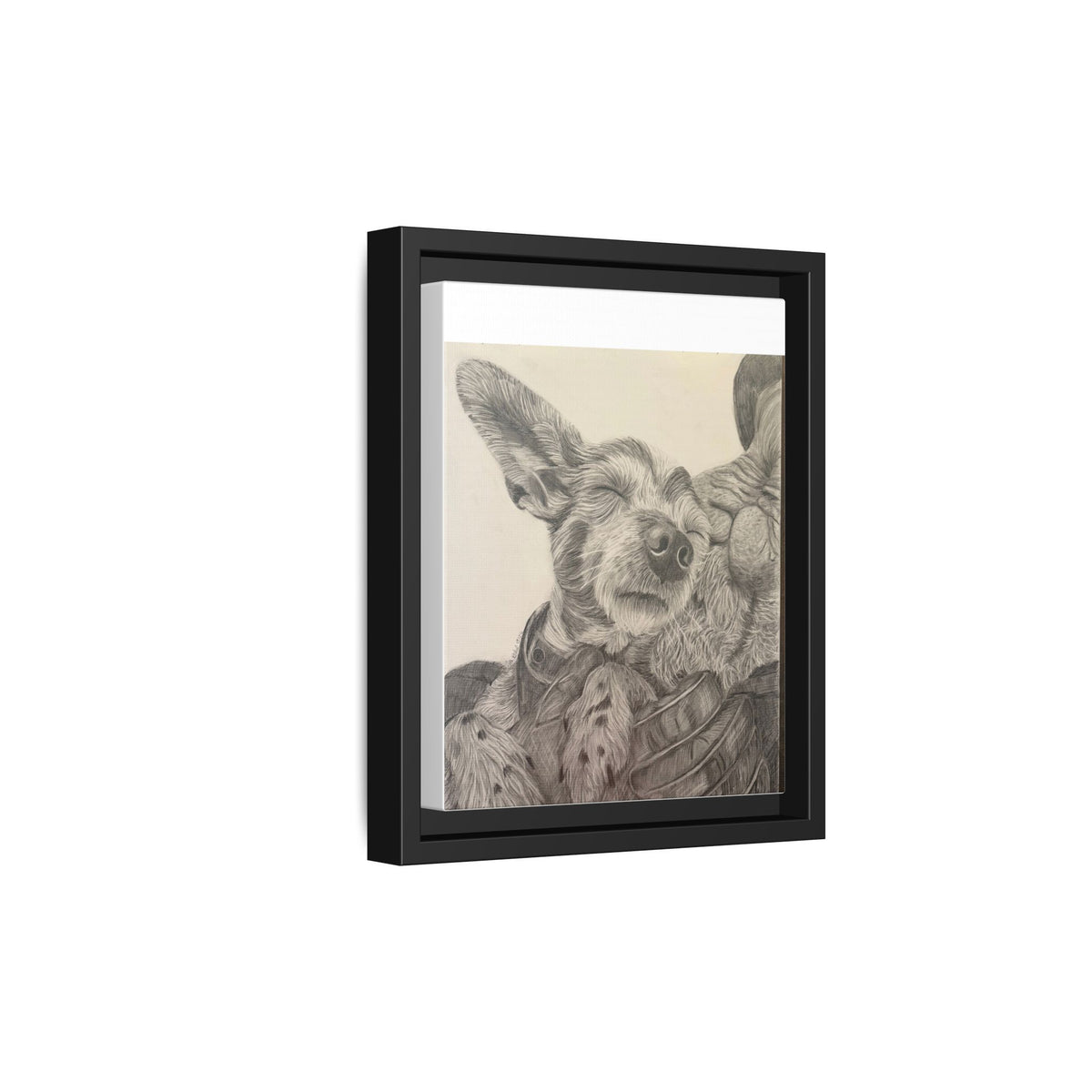 Love needs no address  Matte Canvas (Framed)