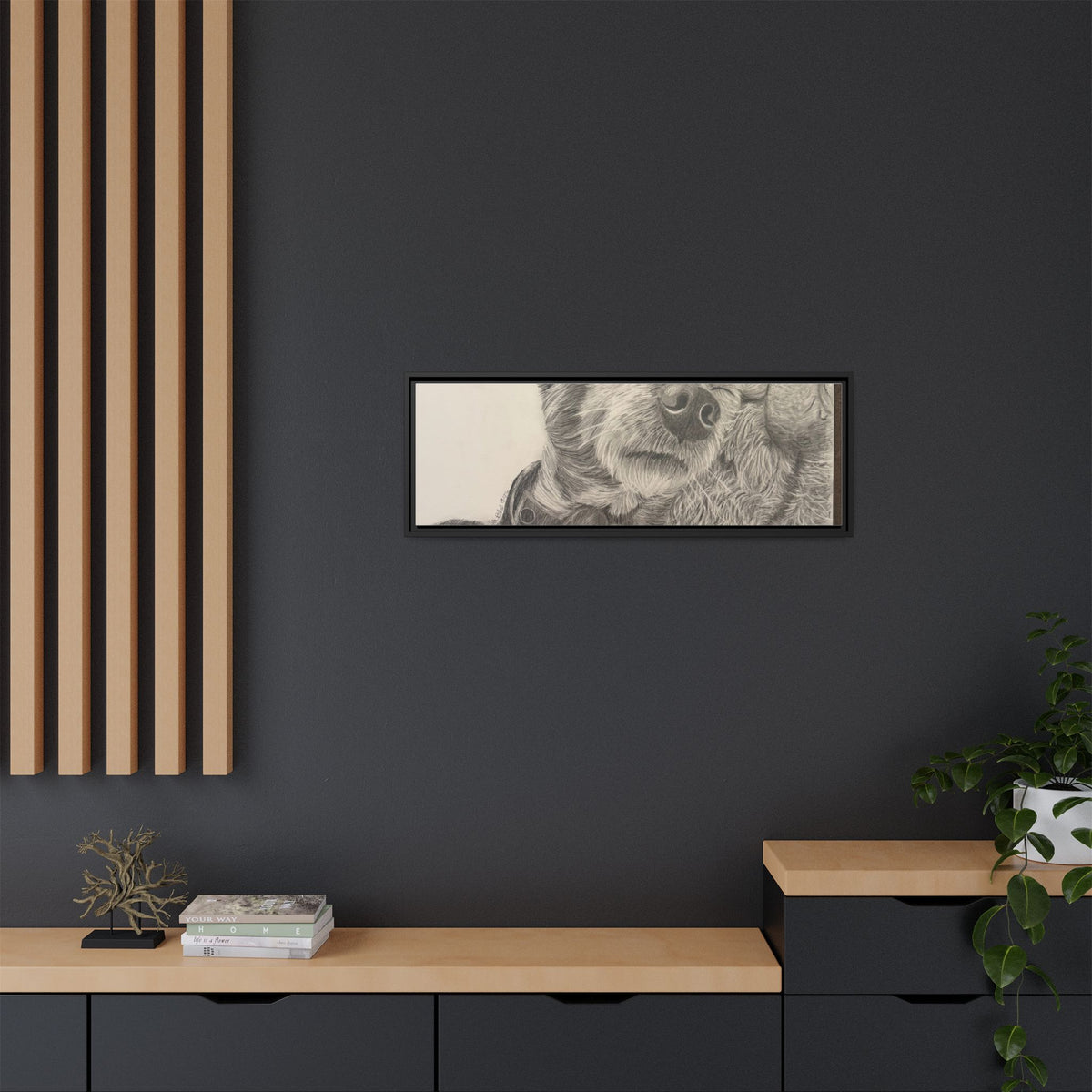 Love needs no address  Matte Canvas (Framed)
