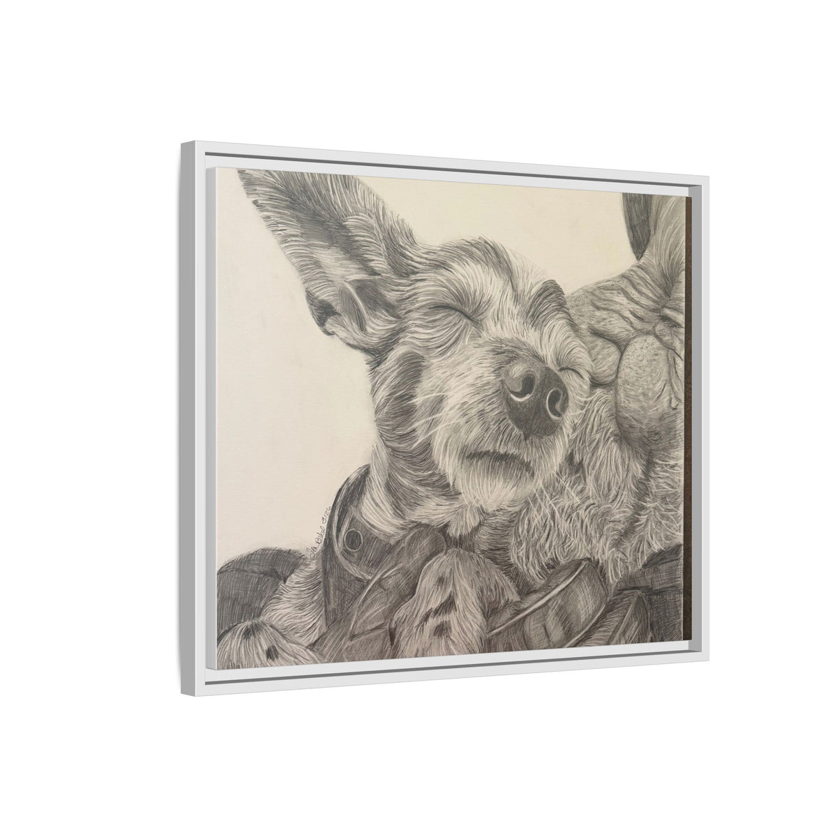 Love needs no address  Matte Canvas (Framed)