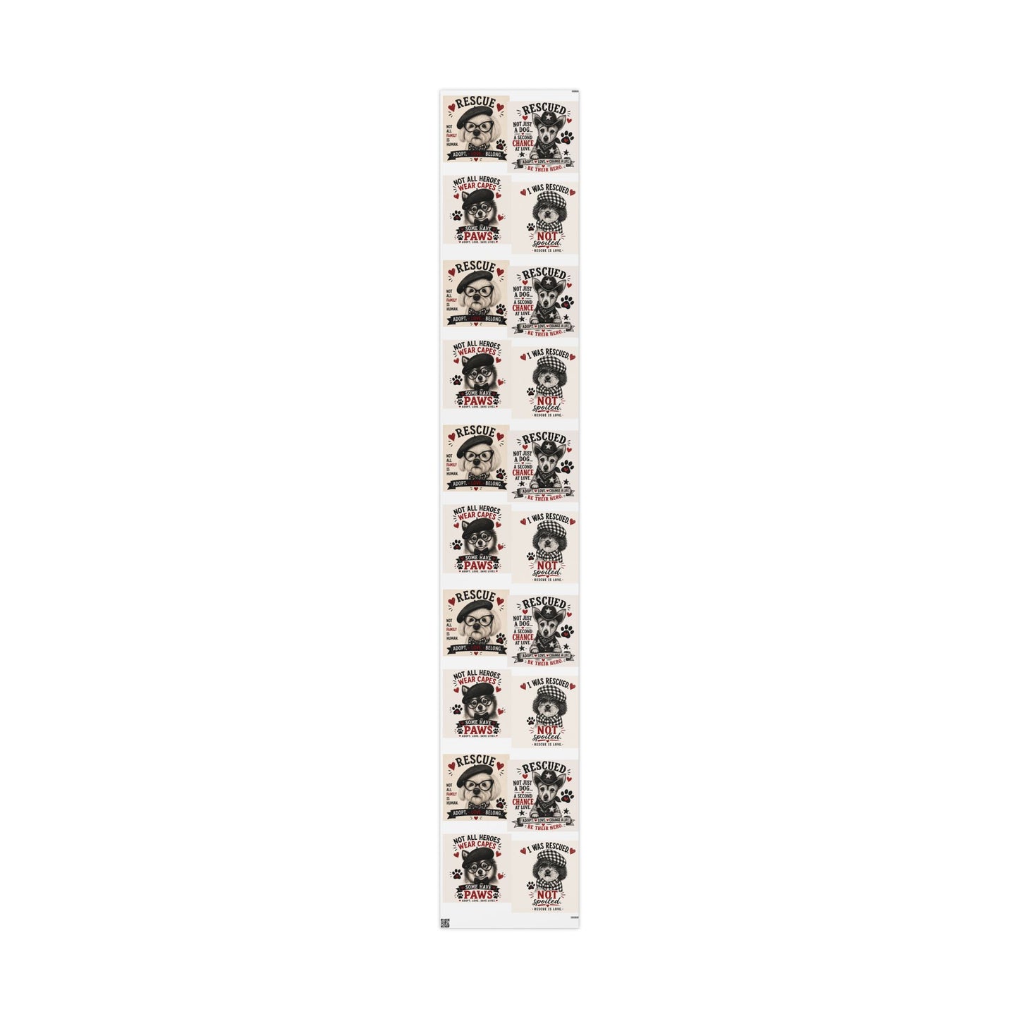 Rescue with Elmer, Gabe, Dexter and Lobo Wrapping Paper -  Gift Wrap