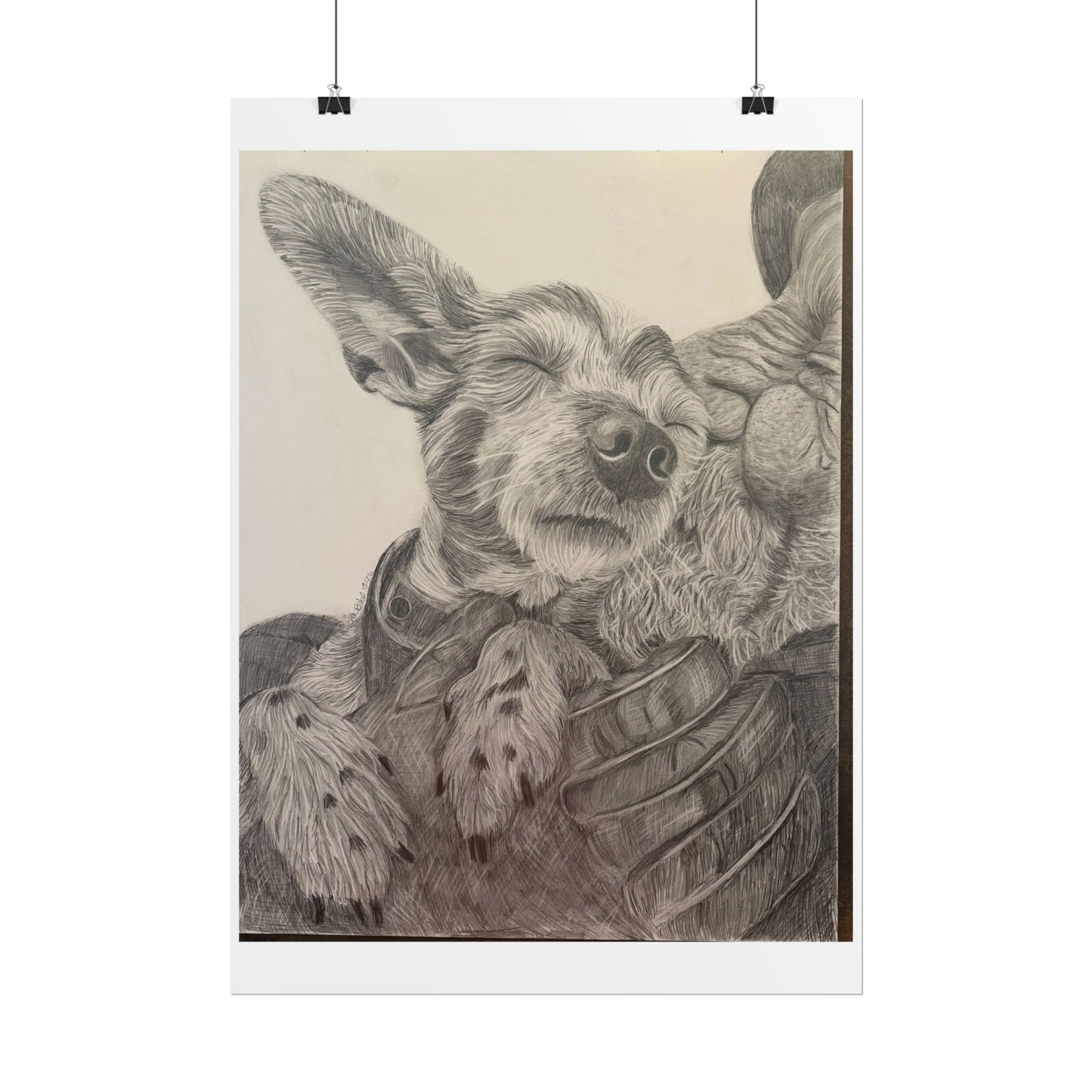 Rolled Poster — love needs no address Wall Art Print