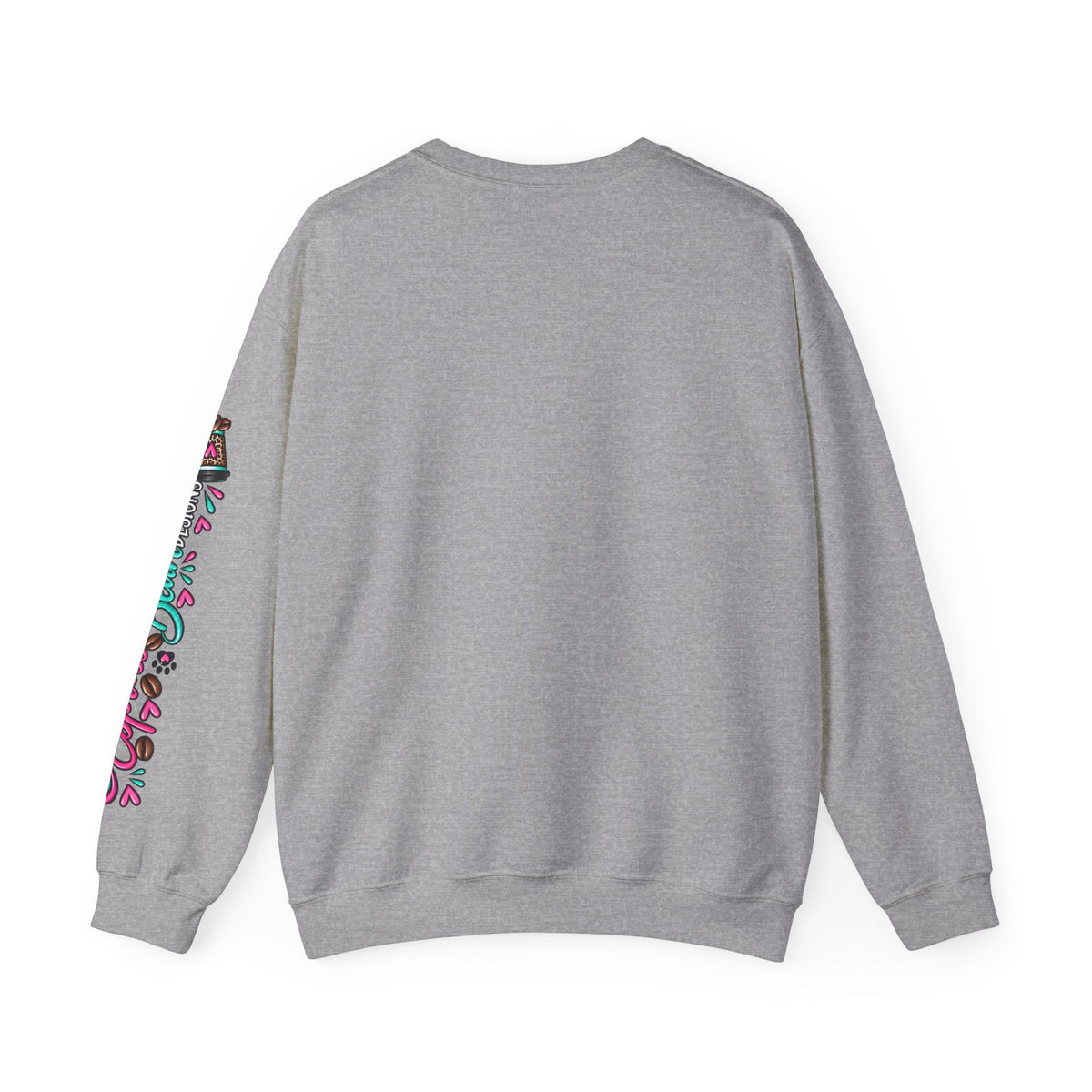 Crewneck Sweatshirt — "Running on Caffeine & Bad Influences" Cute
