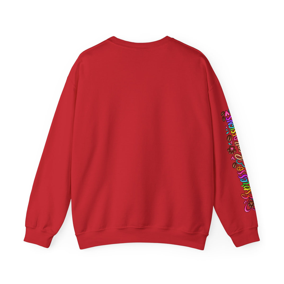 Rainbow Pup Crewneck Sweatshirt — "Love Is My Love Language" Cute Pride Dog Graphic