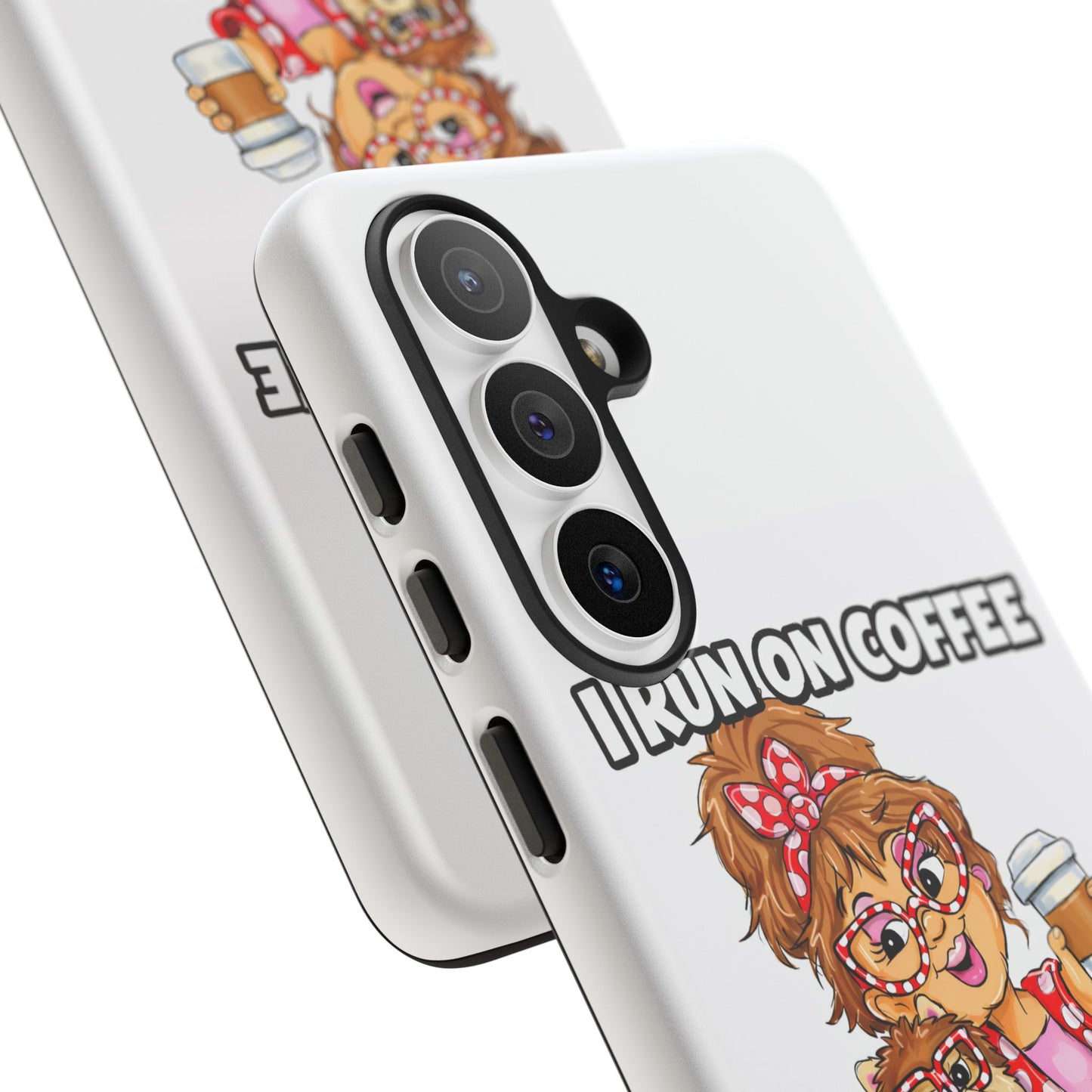 Coffee Lover Phone Case — "I Run on Coffee and Bad Decisions"