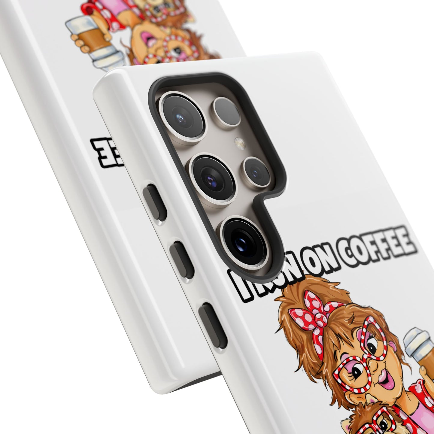 Coffee Lover Phone Case — "I Run on Coffee and Bad Decisions"