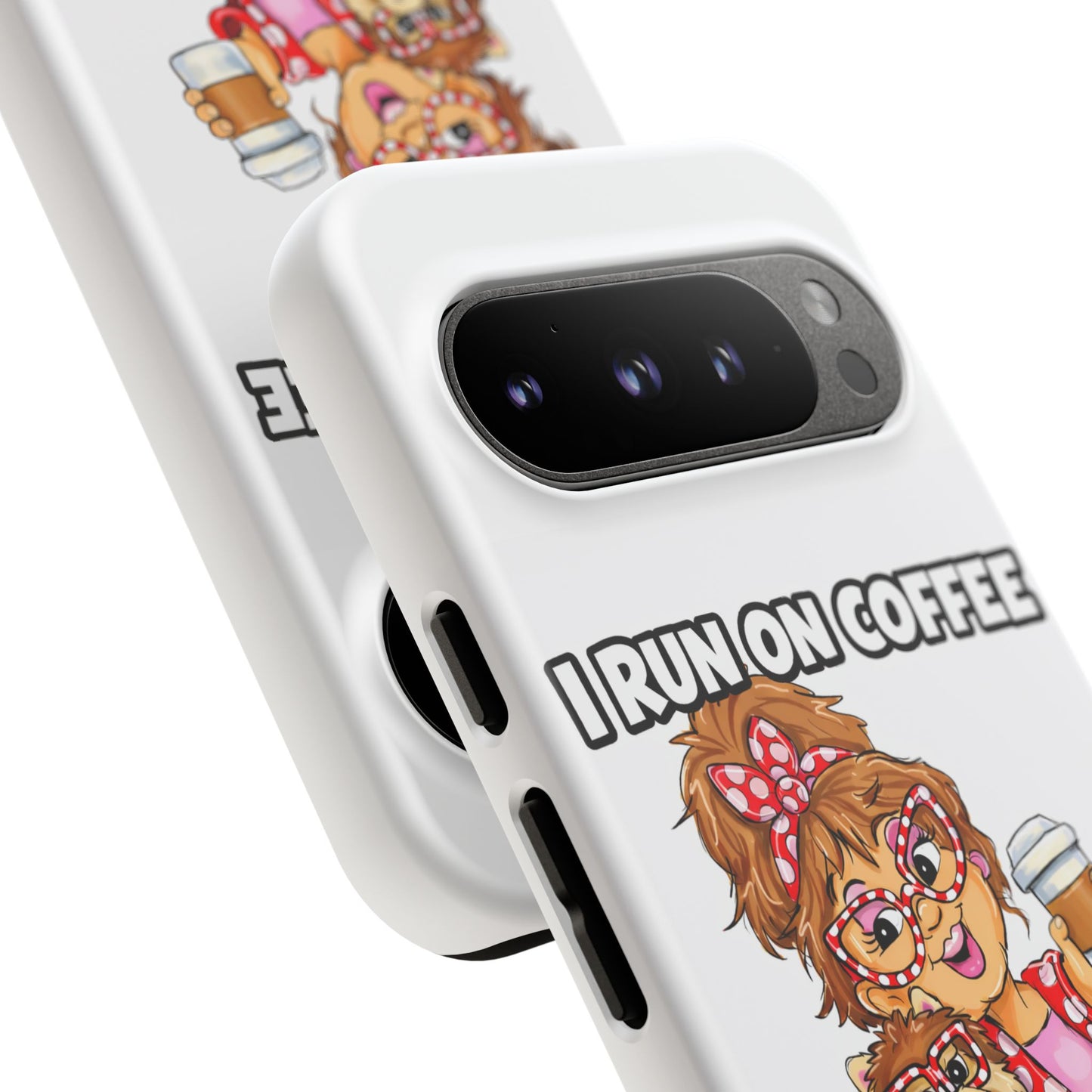 Coffee Lover Phone Case — "I Run on Coffee and Bad Decisions"