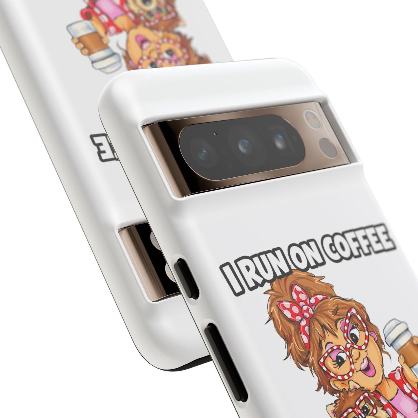 Coffee Lover Phone Case — "I Run on Coffee and Bad Decisions"