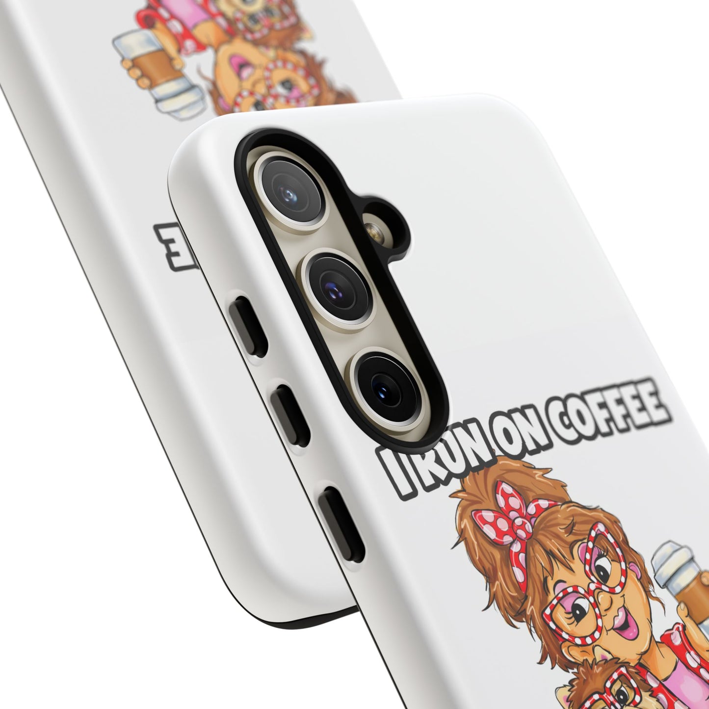 Coffee Lover Phone Case — "I Run on Coffee and Bad Decisions"