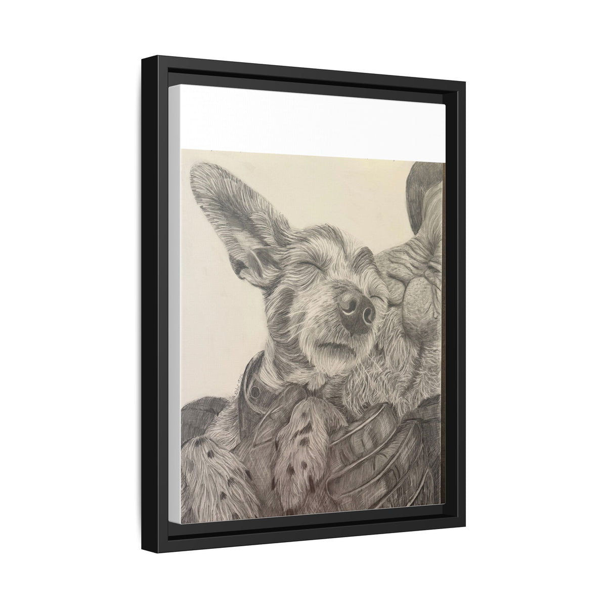 Love needs no address  Matte Canvas (Framed)