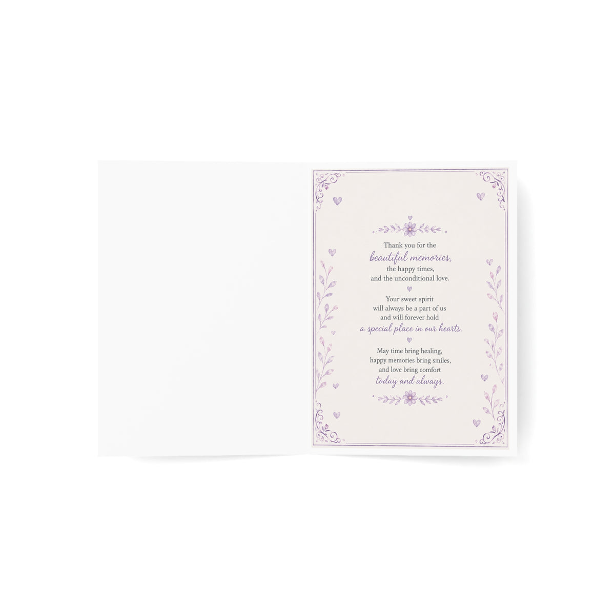 Pet Sympathy Greeting Card — "Goodbyes Are Not Forever, I'll Miss You" Cute Dressed-Up Dog Design (Pack of 1, 10, 30, 50)