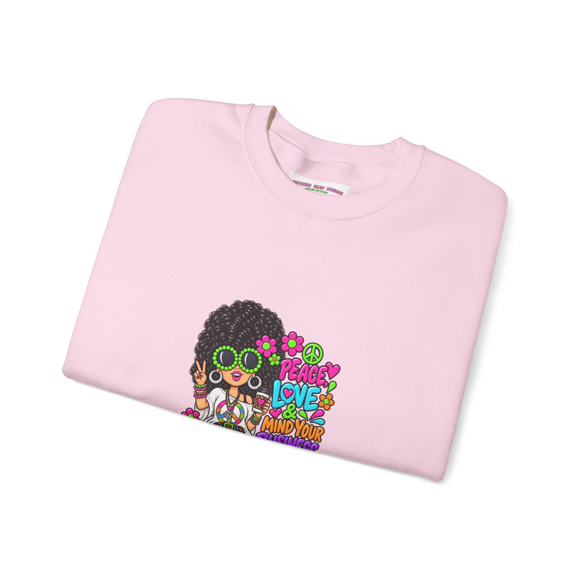 Retro Peace & Love Sweatshirt