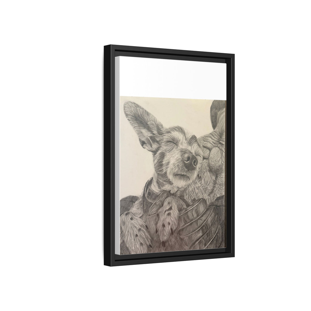 Love needs no address  Matte Canvas (Framed)