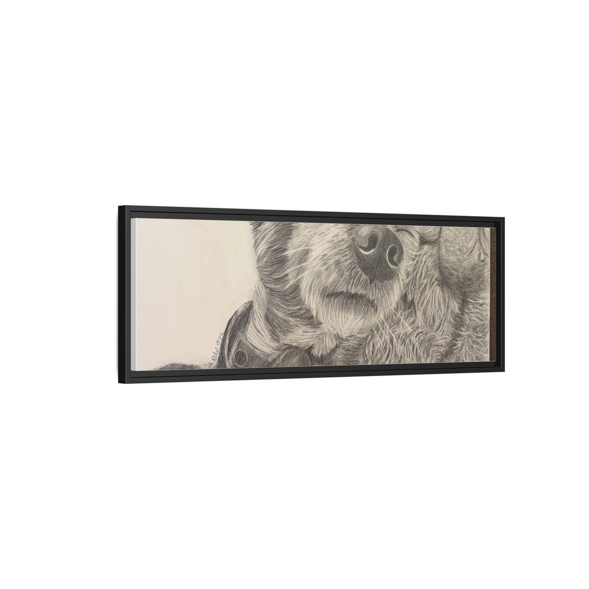 Love needs no address  Matte Canvas (Framed)