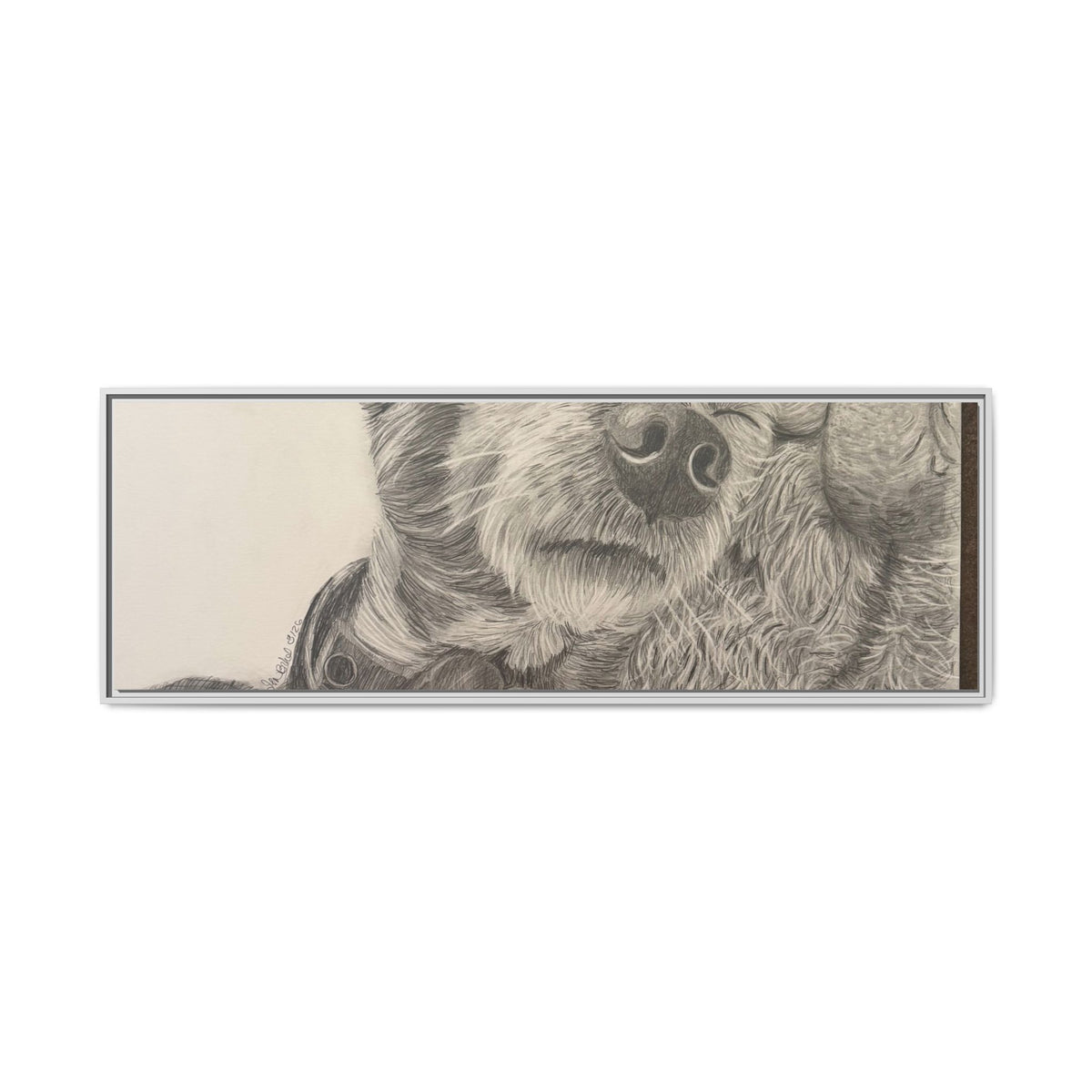 Love needs no address  Matte Canvas (Framed)