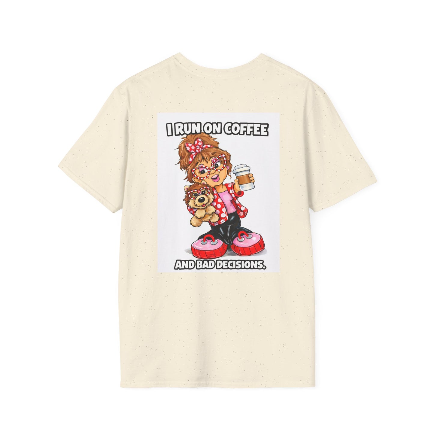 T-Shirt — I run on coffee