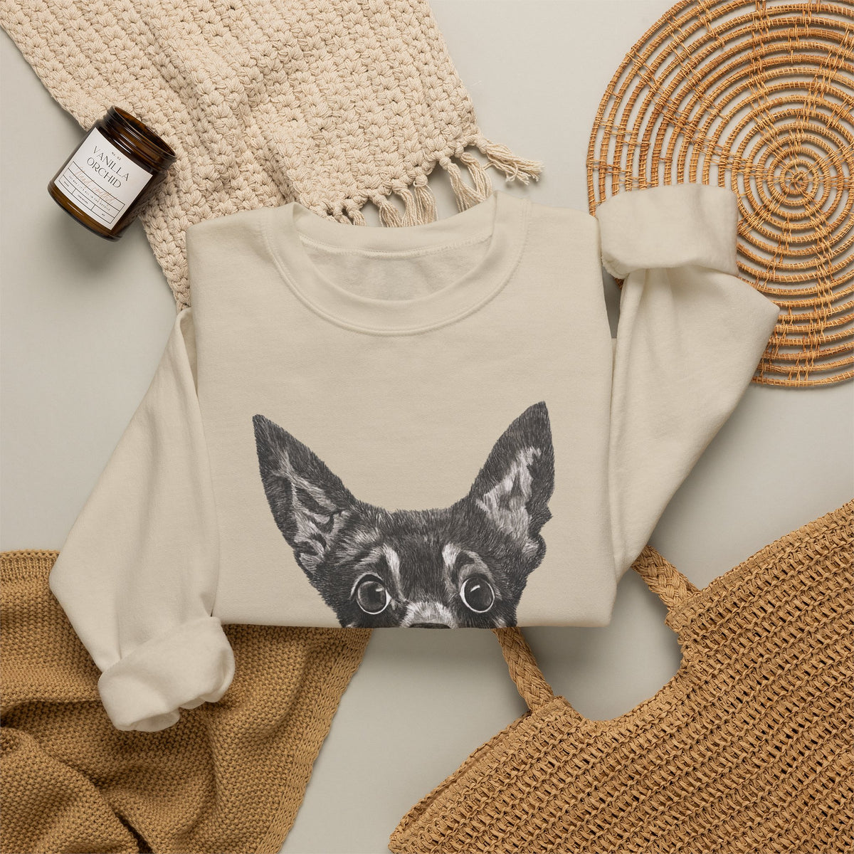 "Meet Midnight" Rescue Dog Portrait