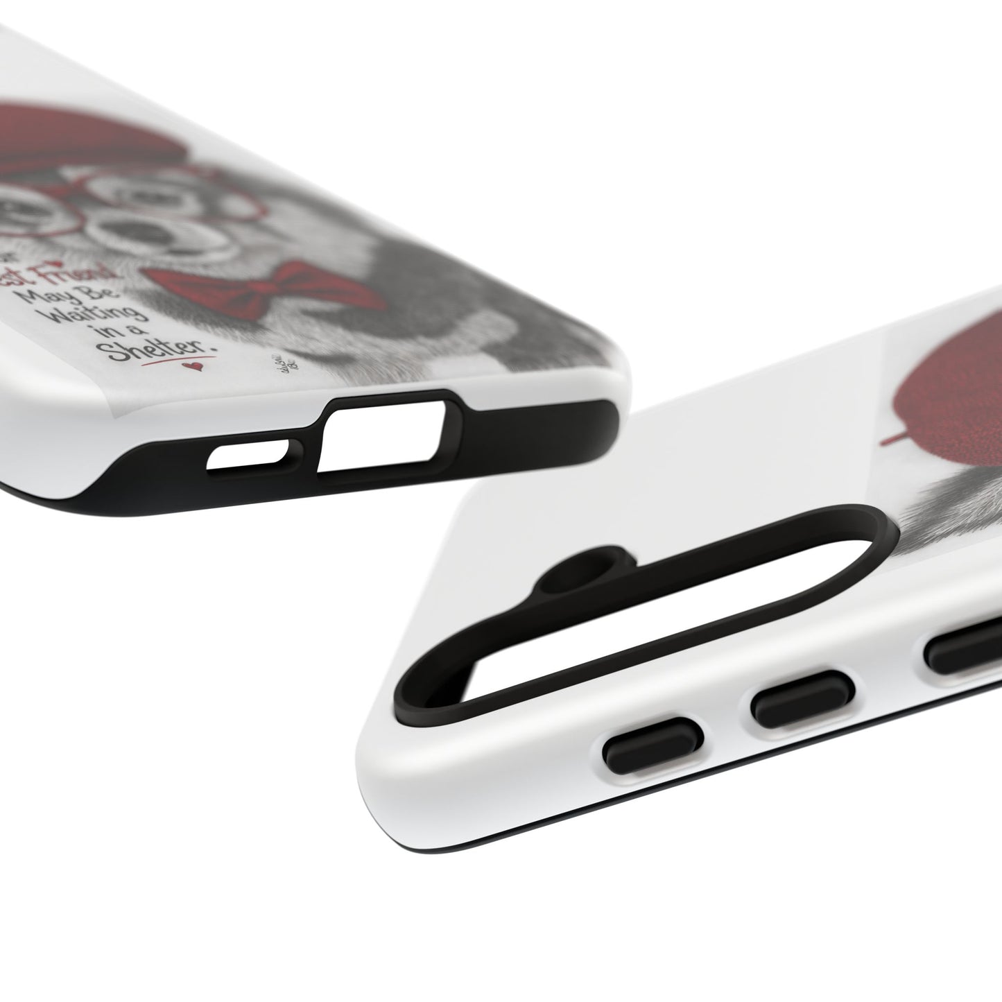 Rescue Pup Art Phone Case – "Your Best Friend May Be Waiting in a Shelter"