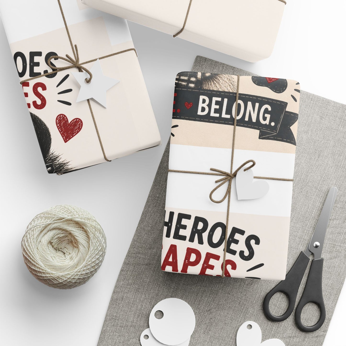 Rescue with Elmer, Gabe, Dexter and Lobo Wrapping Paper -  Gift Wrap