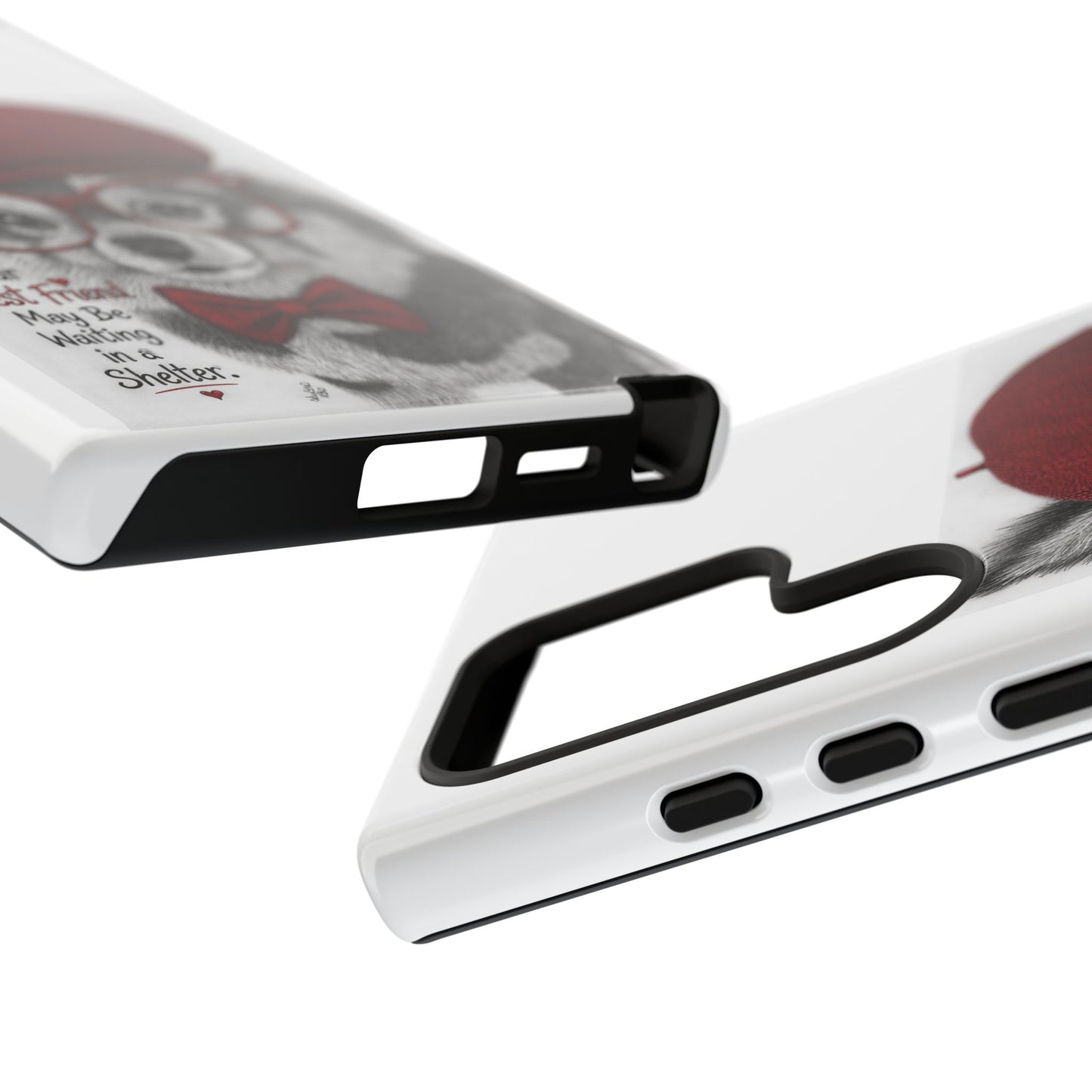 Rescue Pup Art Phone Case – "Your Best Friend May Be Waiting in a Shelter"