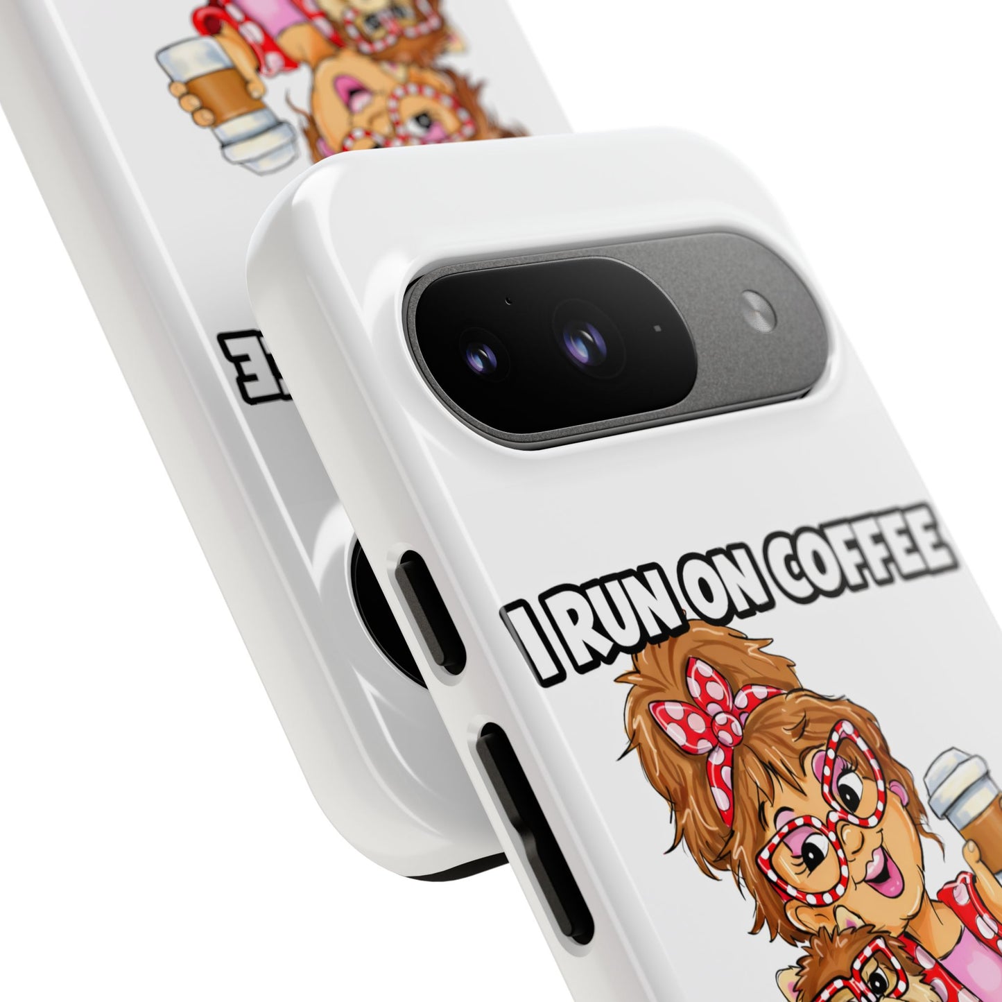 Coffee Lover Phone Case — "I Run on Coffee and Bad Decisions"