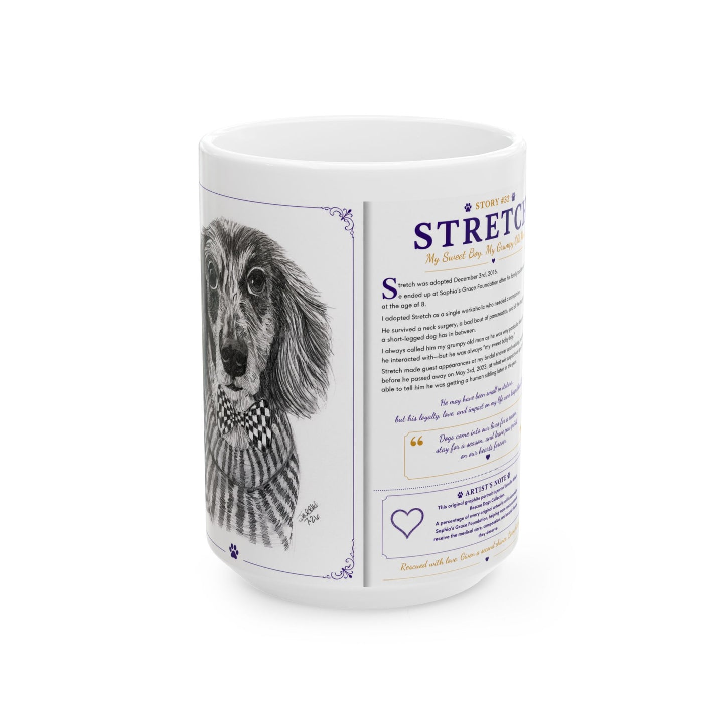 Stretch Ceramic Mug —  (11oz/15oz)