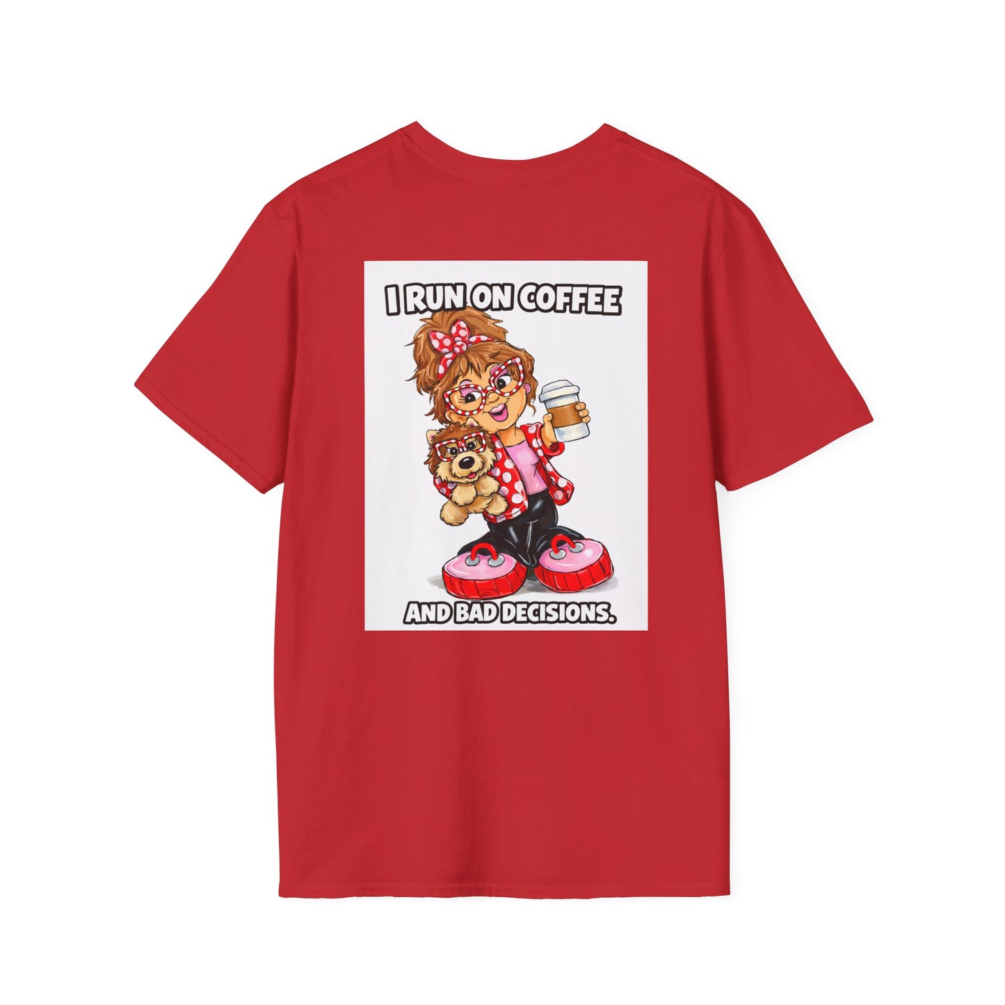 T-Shirt — I run on coffee