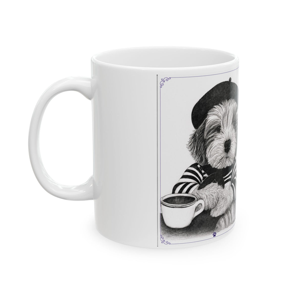 Pierre the Pup Ceramic mug (11oz, 15oz)