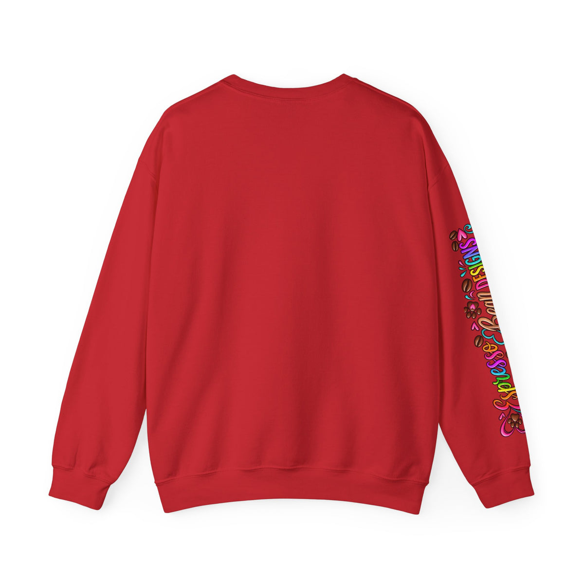 Peace, Love & Treats Dog Sweatshirt — Retro Hippie Puppy Crewneck