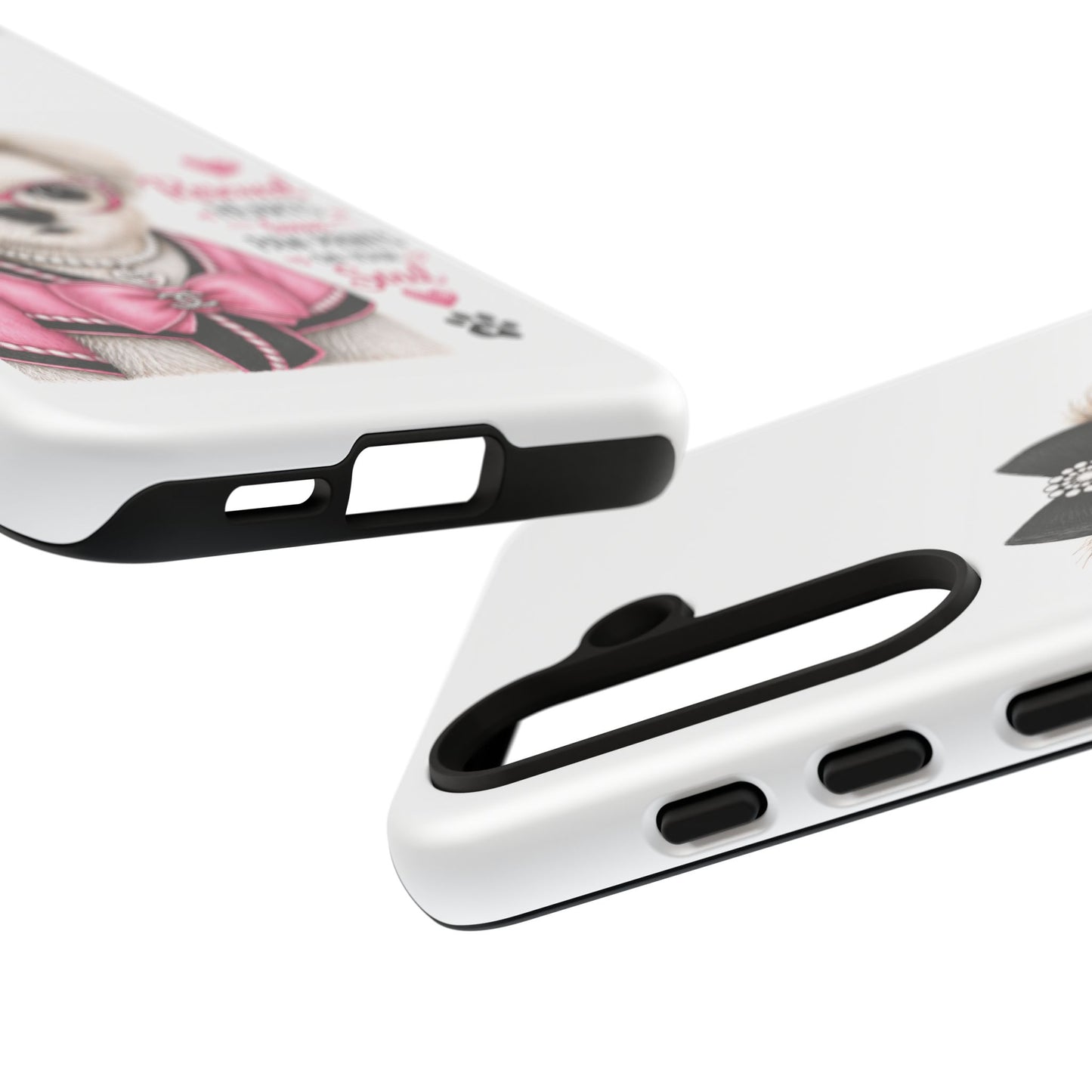 Rescued Hearts Paw Prints Phone Case