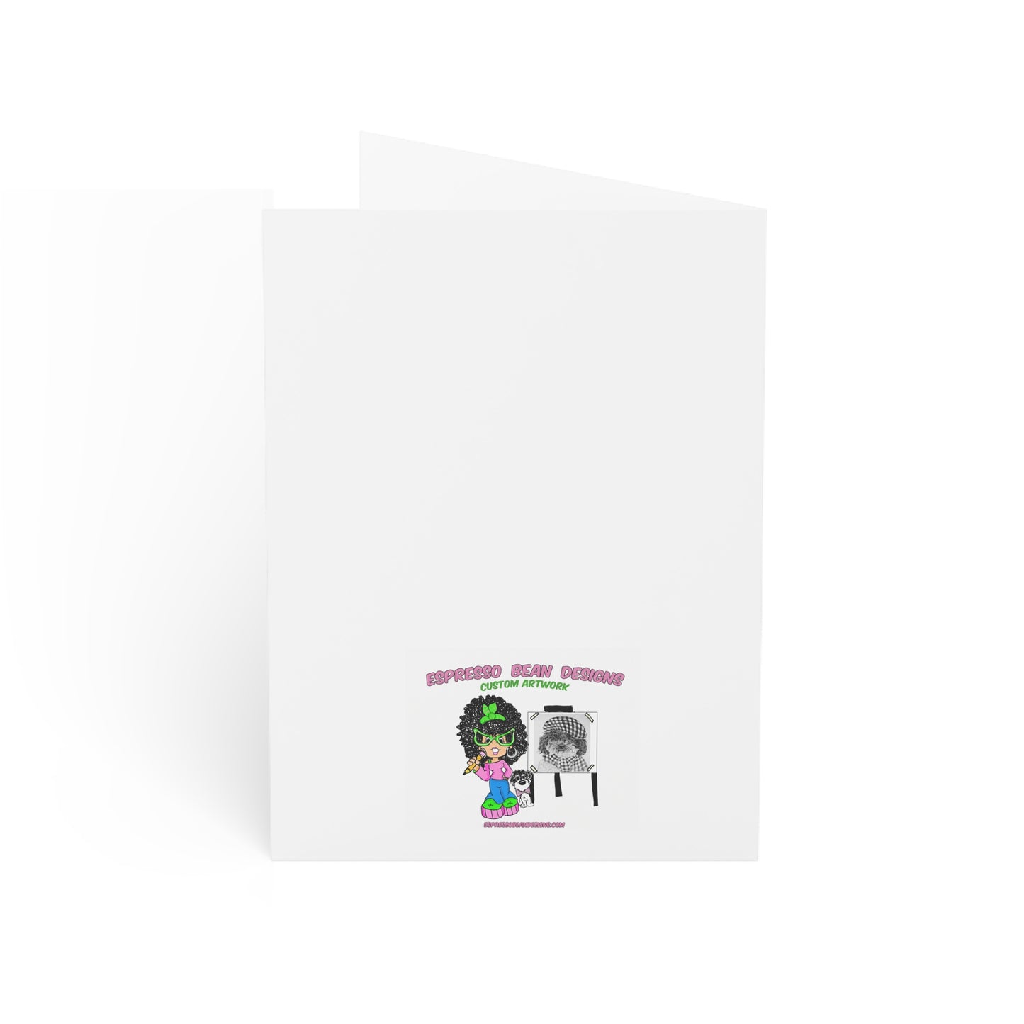 Pet Sympathy Greeting Card — “You Left Paw Prints on Our Hearts” Memorial Card (Single or Bulk)