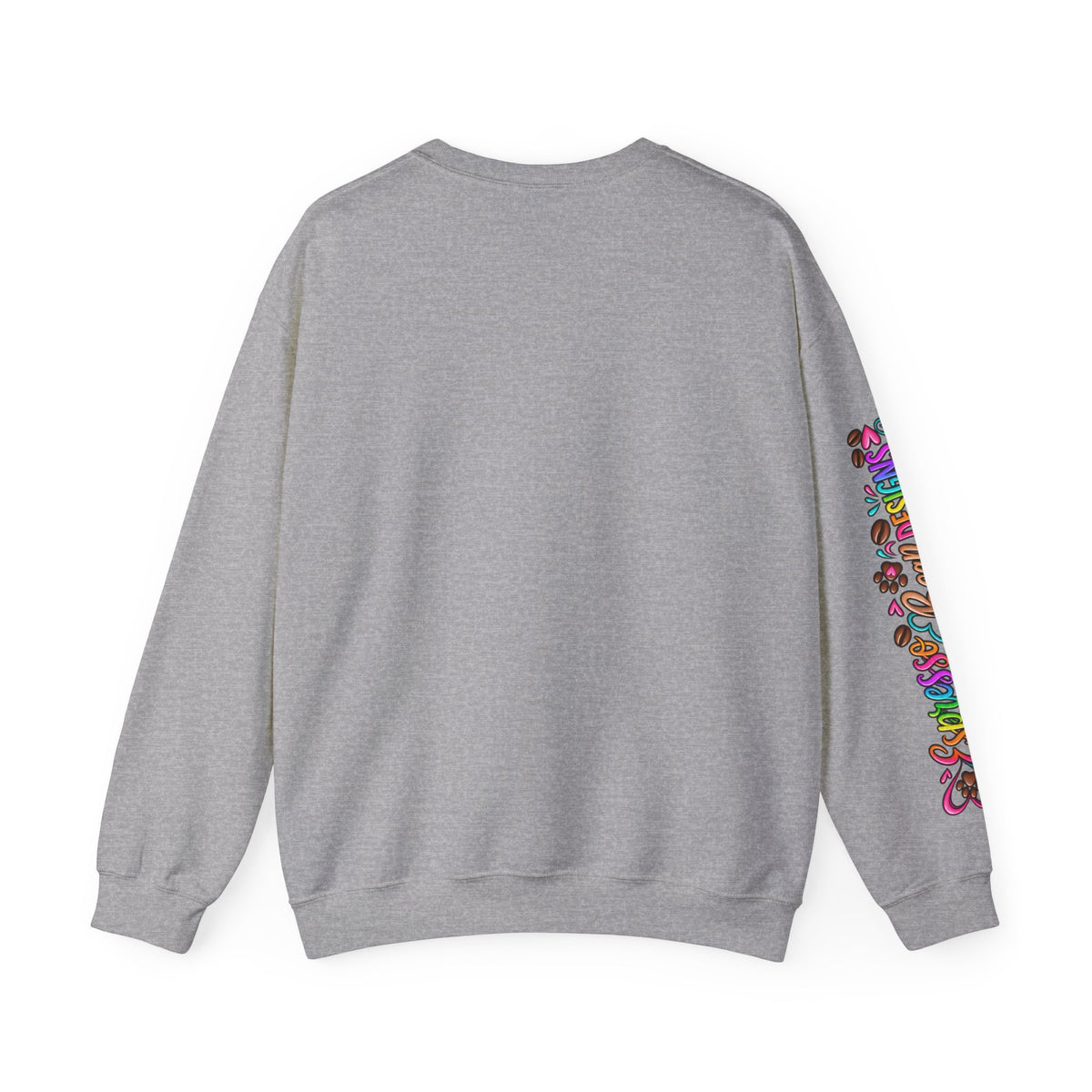 Tired Love bug  Crewneck Sweatshirt — Colorful Rainbow Cute Graphic
