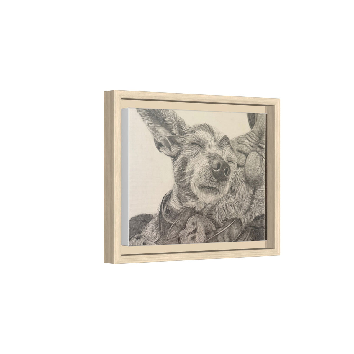 Love needs no address  Matte Canvas (Framed)