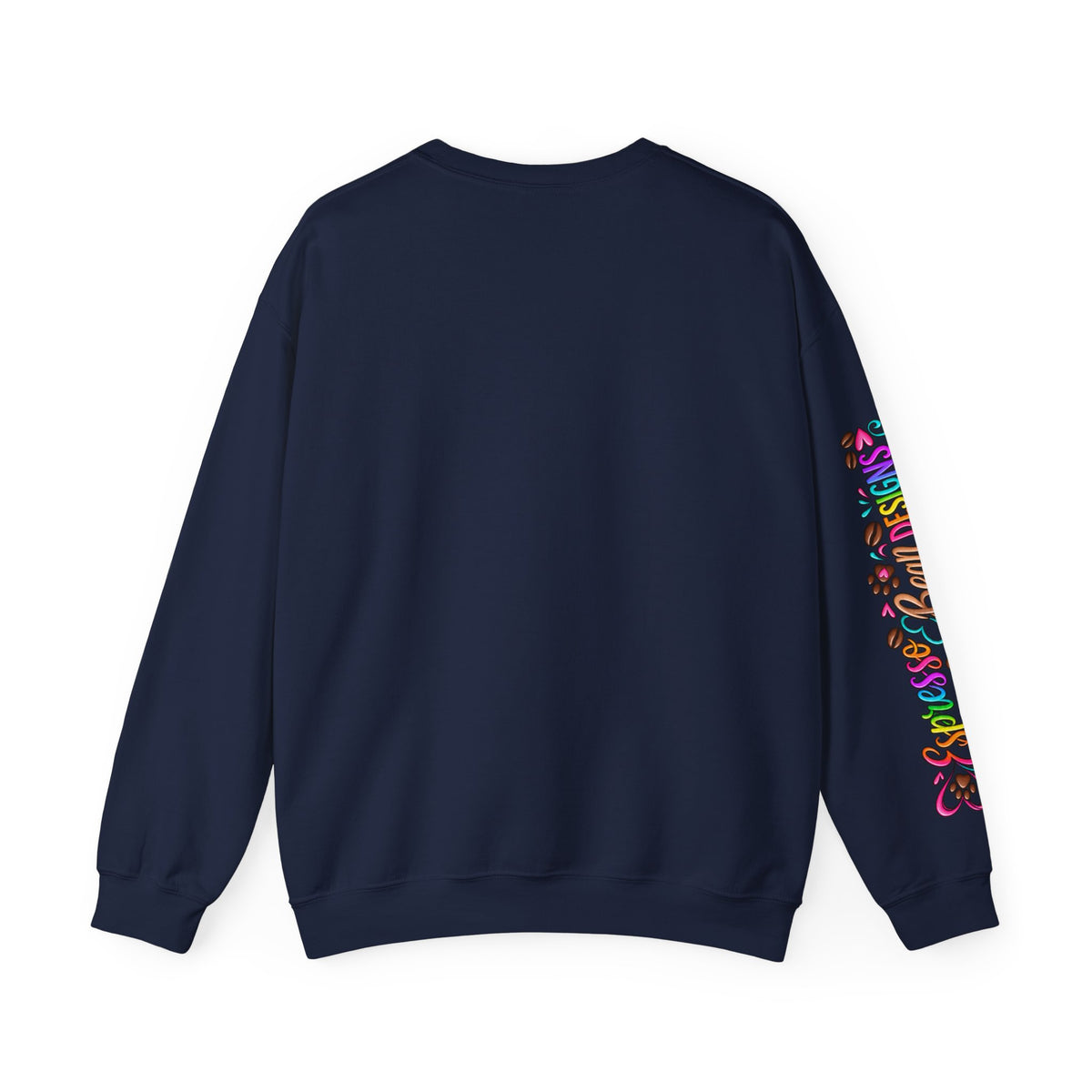 Peace, Love & Treats Dog Sweatshirt — Retro Hippie Puppy Crewneck