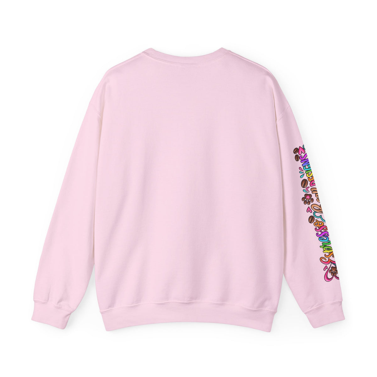 Rainbow Pup Crewneck Sweatshirt — "Love Is My Love Language" Cute Pride Dog Graphic