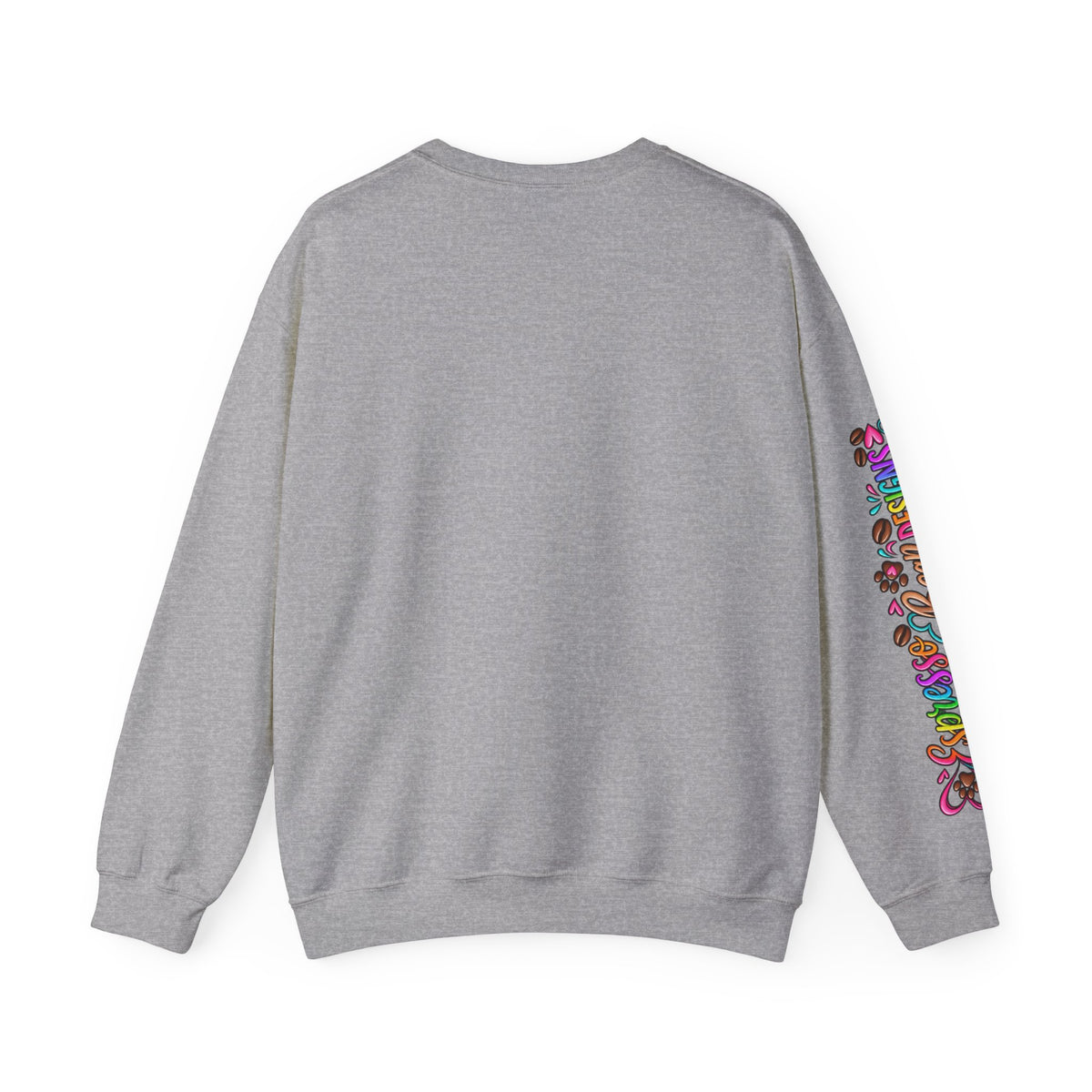 Rainbow Pup Crewneck Sweatshirt — "Love Is My Love Language" Cute Pride Dog Graphic
