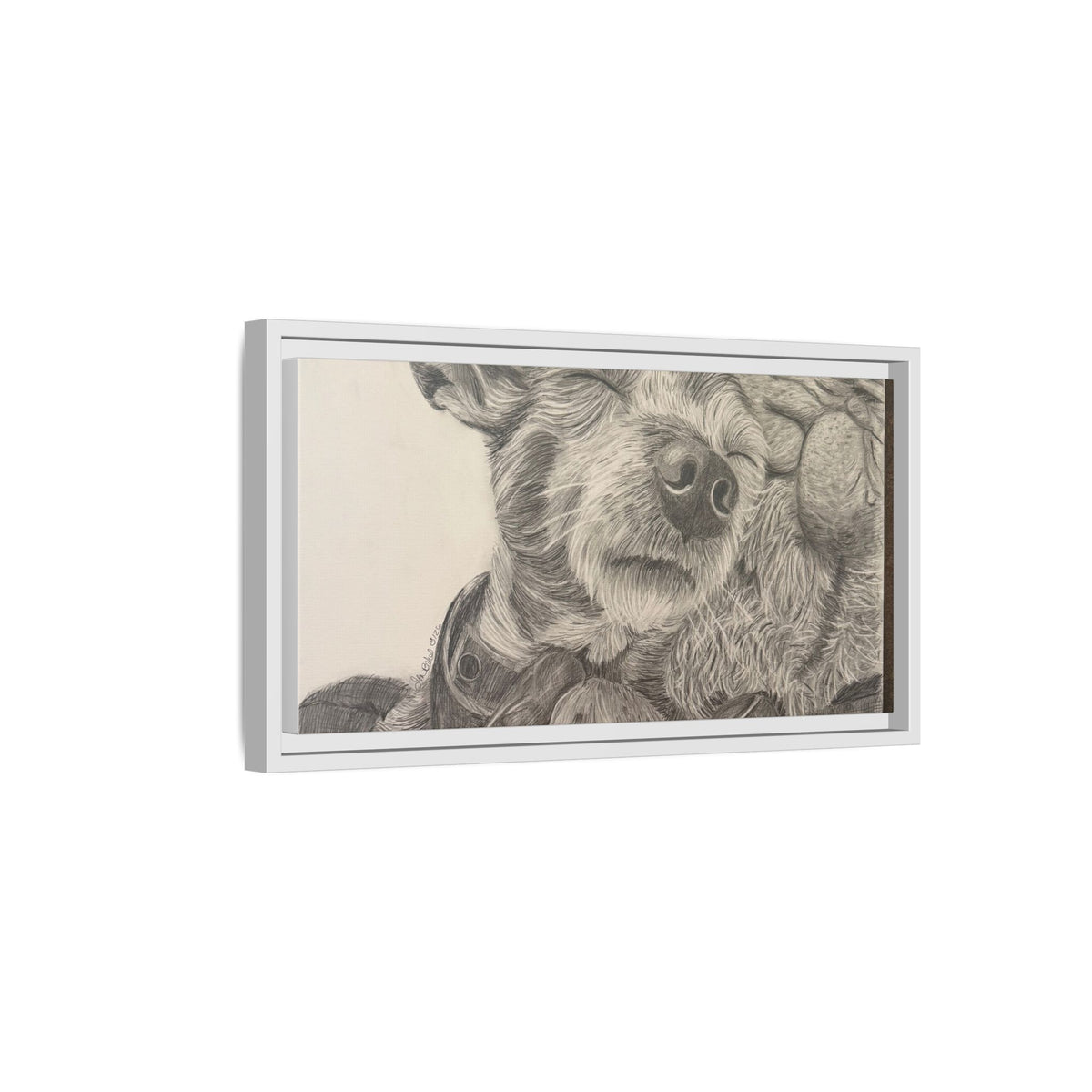 Love needs no address  Matte Canvas (Framed)