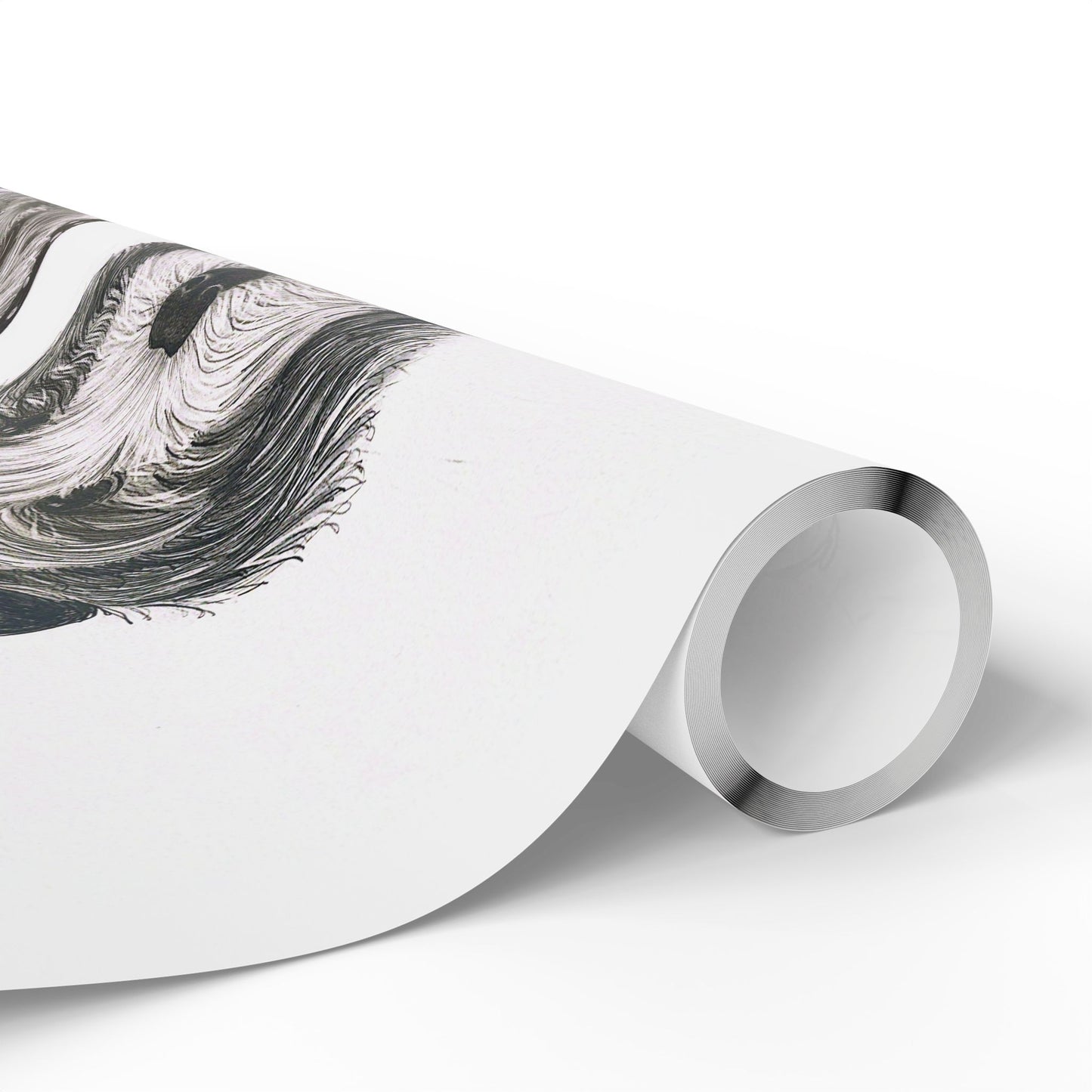Sophia’s Gracie Wrapping paper Wrapping Paper — Black & White Pet Gift Wrap Roll