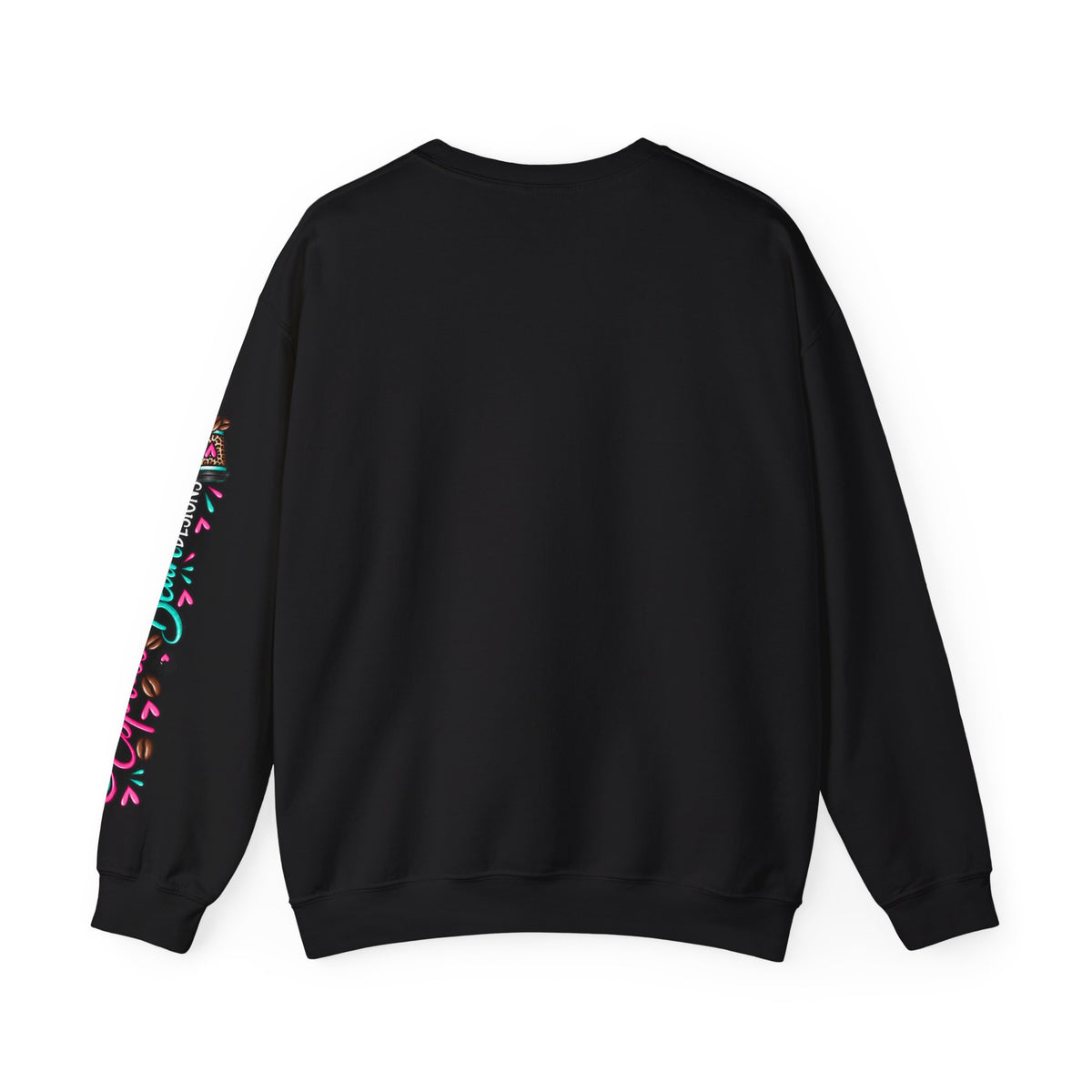 Crewneck Sweatshirt — "Running on Caffeine & Bad Influences" Cute