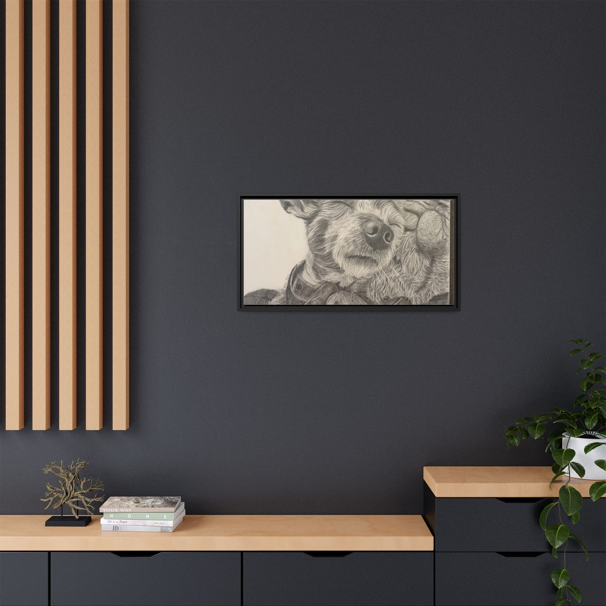 Love needs no address  Matte Canvas (Framed)