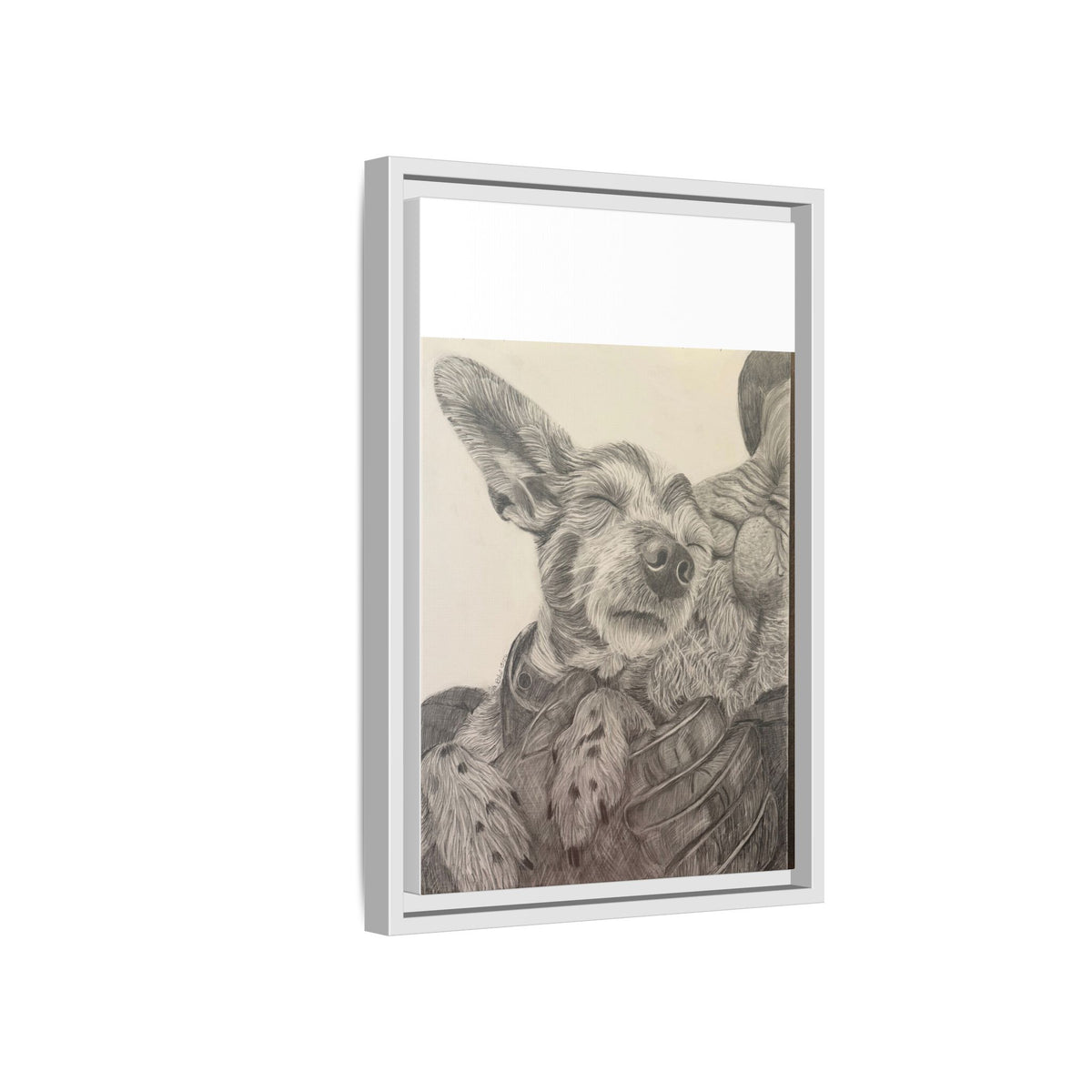 Love needs no address  Matte Canvas (Framed)
