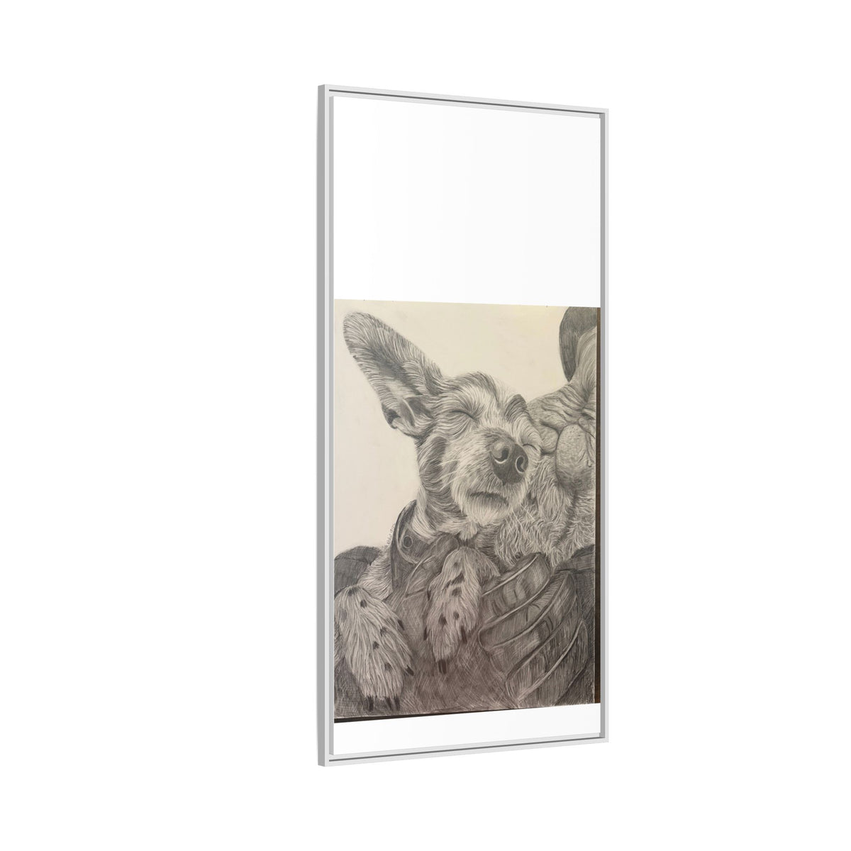 Love needs no address  Matte Canvas (Framed)