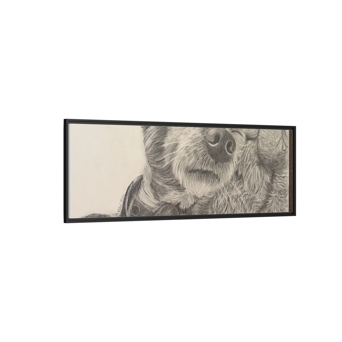 Love needs no address  Matte Canvas (Framed)
